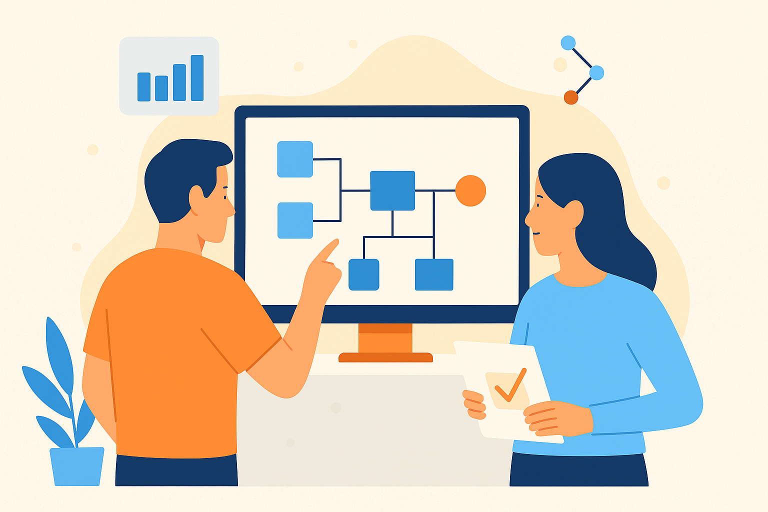 Teamwork illustration